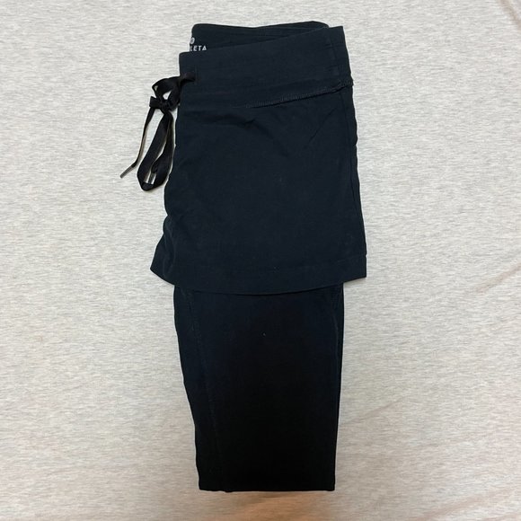 Athleta Organic Cotton Exhale 2 in 1 Tight, Yoga Pants, XXS, Great Condition - Picture 4 of 4